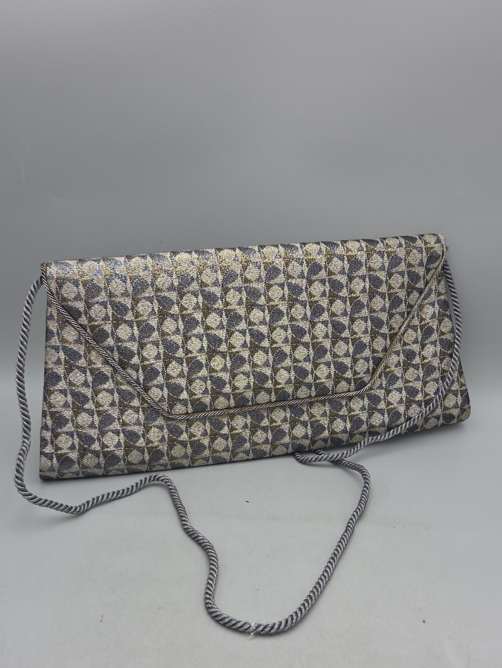 Whiting & Davis Clutch Long Strap Evening Bag